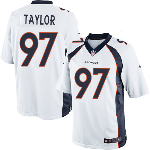 Youth Limited Phil Taylor Nike Jersey White Road - #97 NFL Denver Broncos
